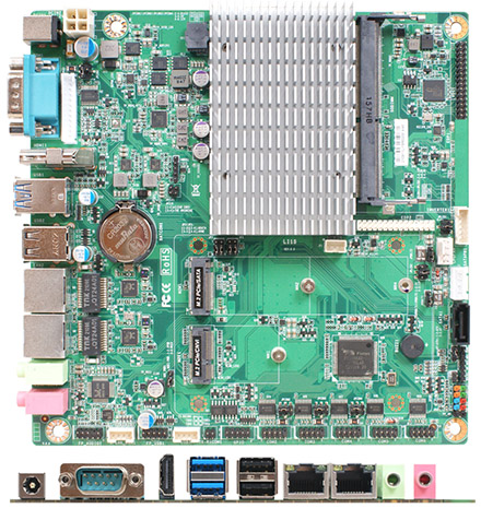 Jetway JLI1S-5L Thin-ITX (Intel J4125 Gemini Lake, 2x LAN, 1x COM, 12V DC-in)